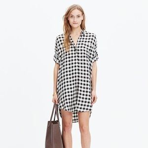 MADEWELL Courier Shirtdress in Buffalo Check